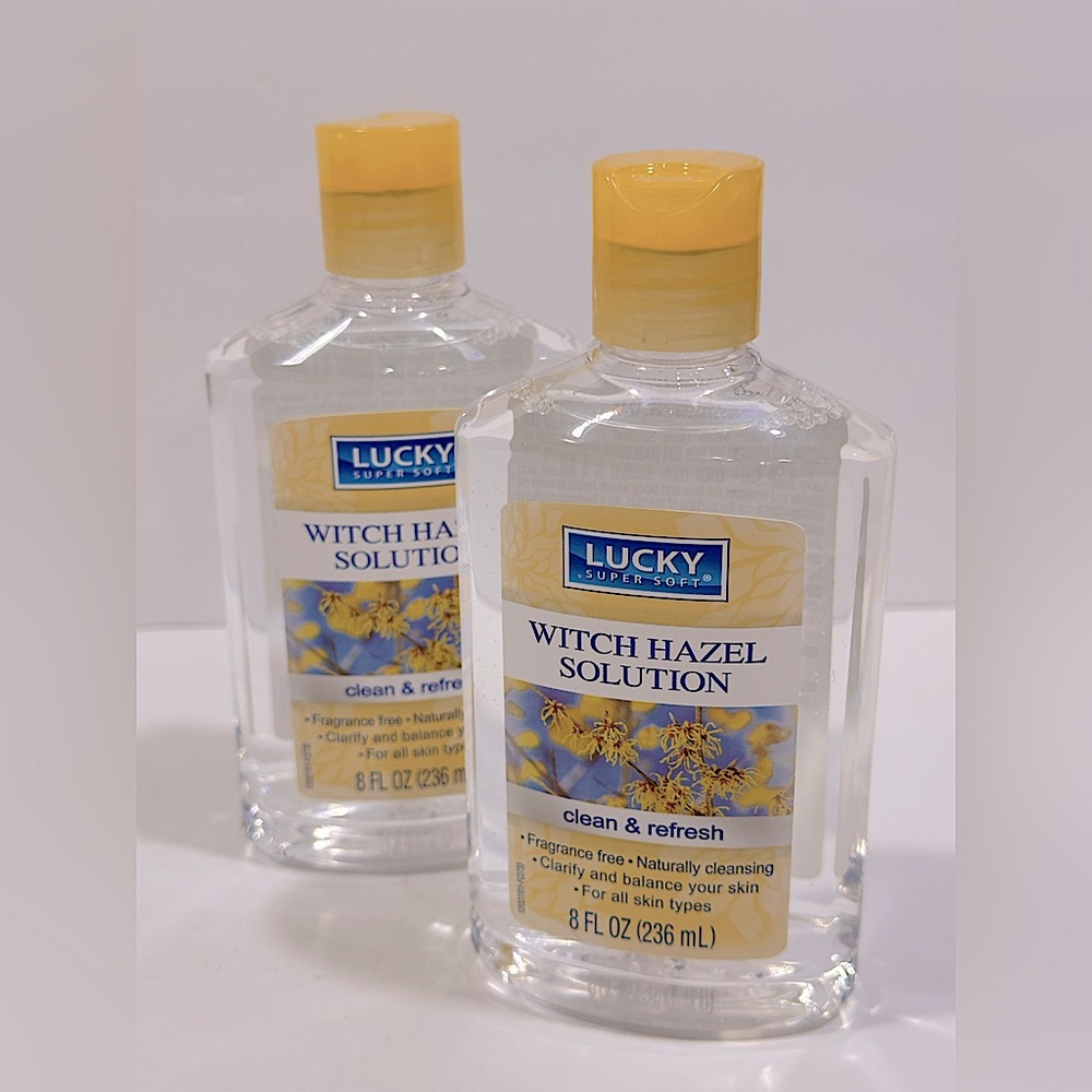 Lucky Super Soft Clean and Fresh Witch Hazel Solution / 8-oz. Bottle - Set of 2